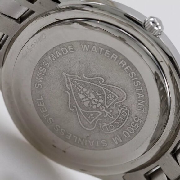 GUCCI Watches 5500M blackDial Stainless Steel Quartz Analog display mens - Picture 3 of 8